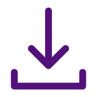 Icon showing that the user can download a file.